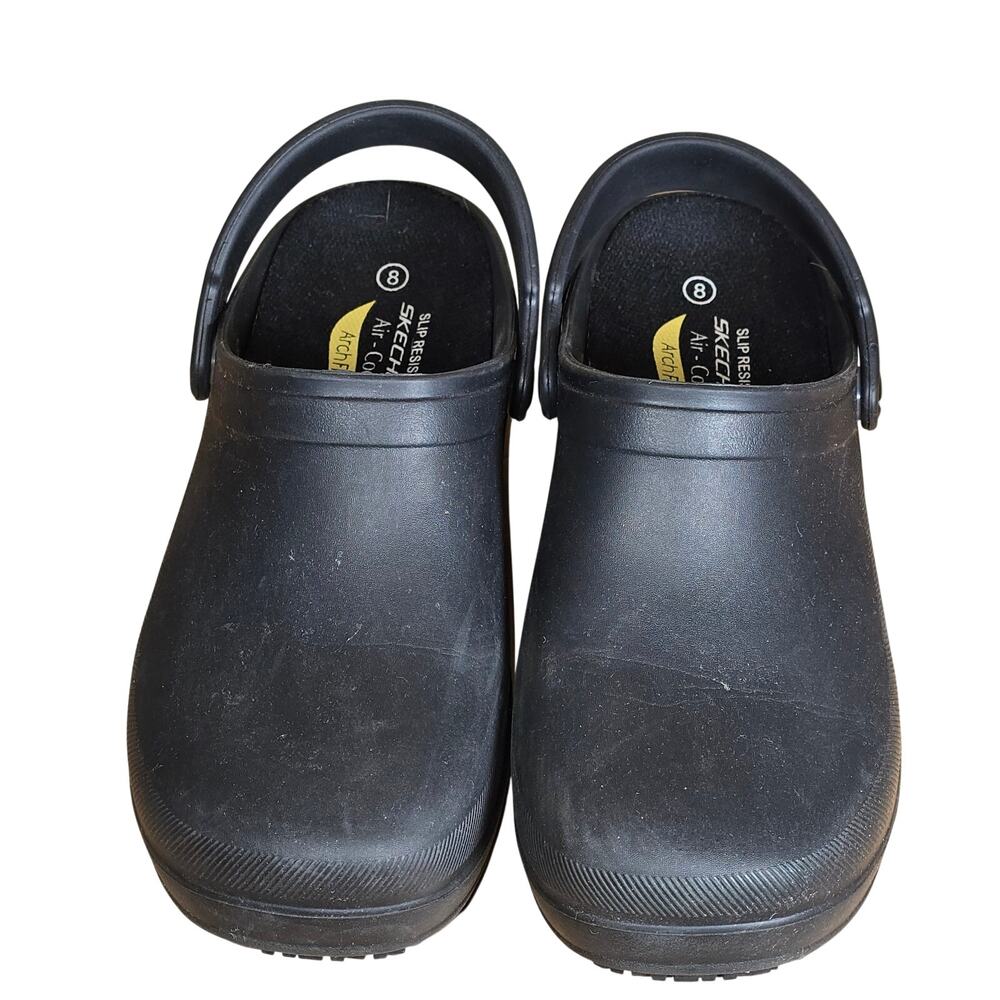 Skechers Womens Arch Fit Air Cooled Work Clogs Slip-On Resistant Shoe US 8 - Picture 4 of 8